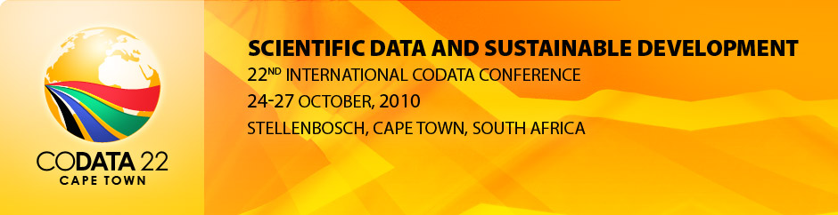 22nd CODATA International Conference 2010